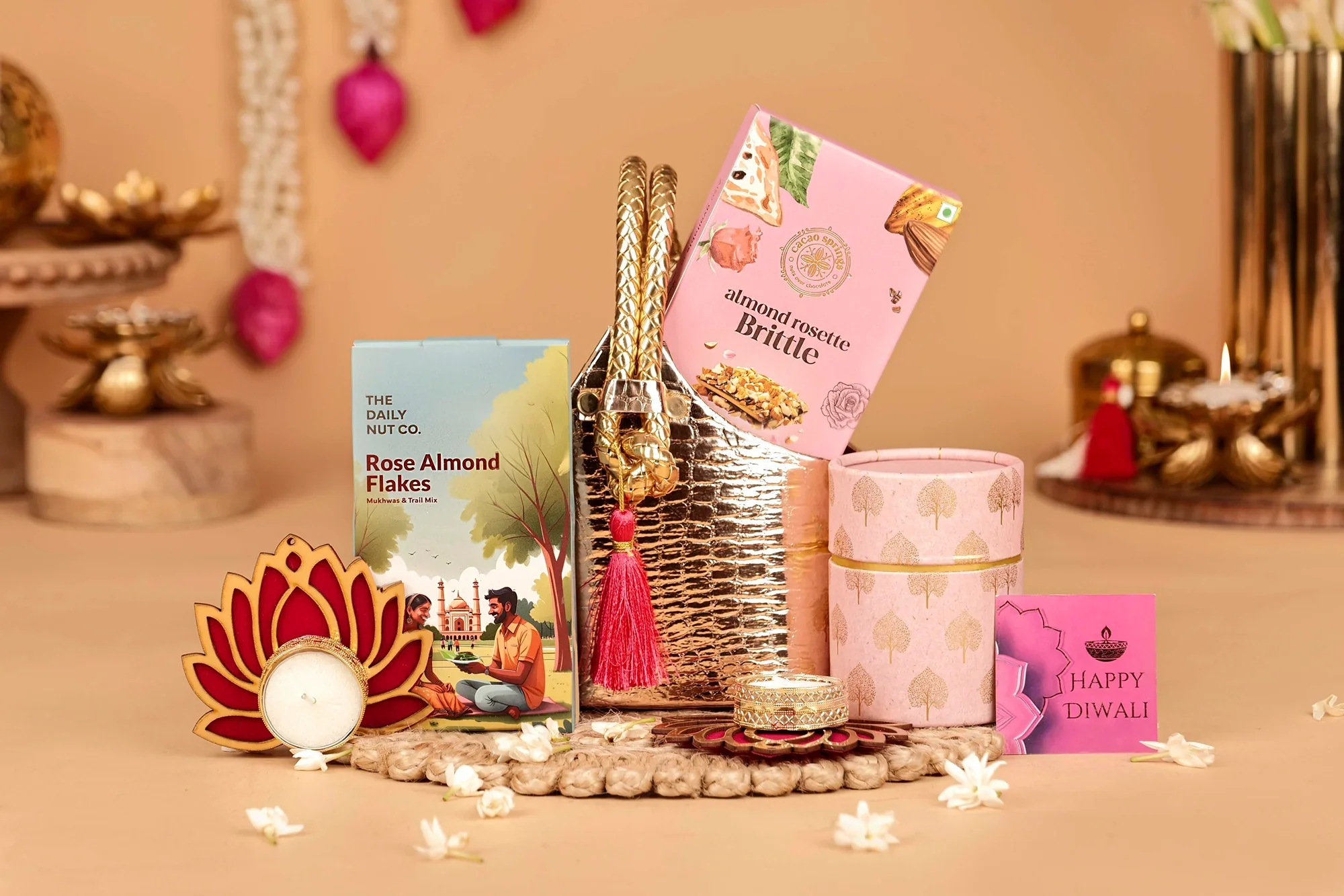 Gulabi Diwali Basket - Image 3