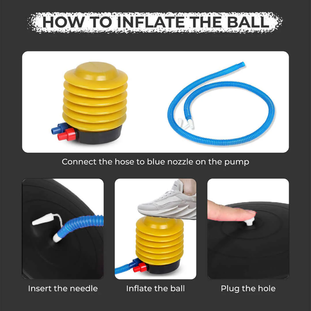 Gym Ball with Pump - 55 cm - Image 13