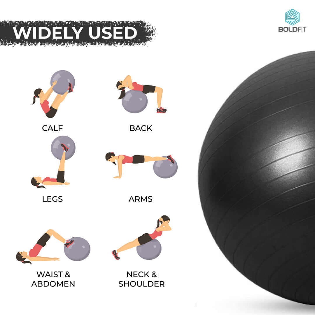 Gym Ball with Pump - 65 cm - Image 11