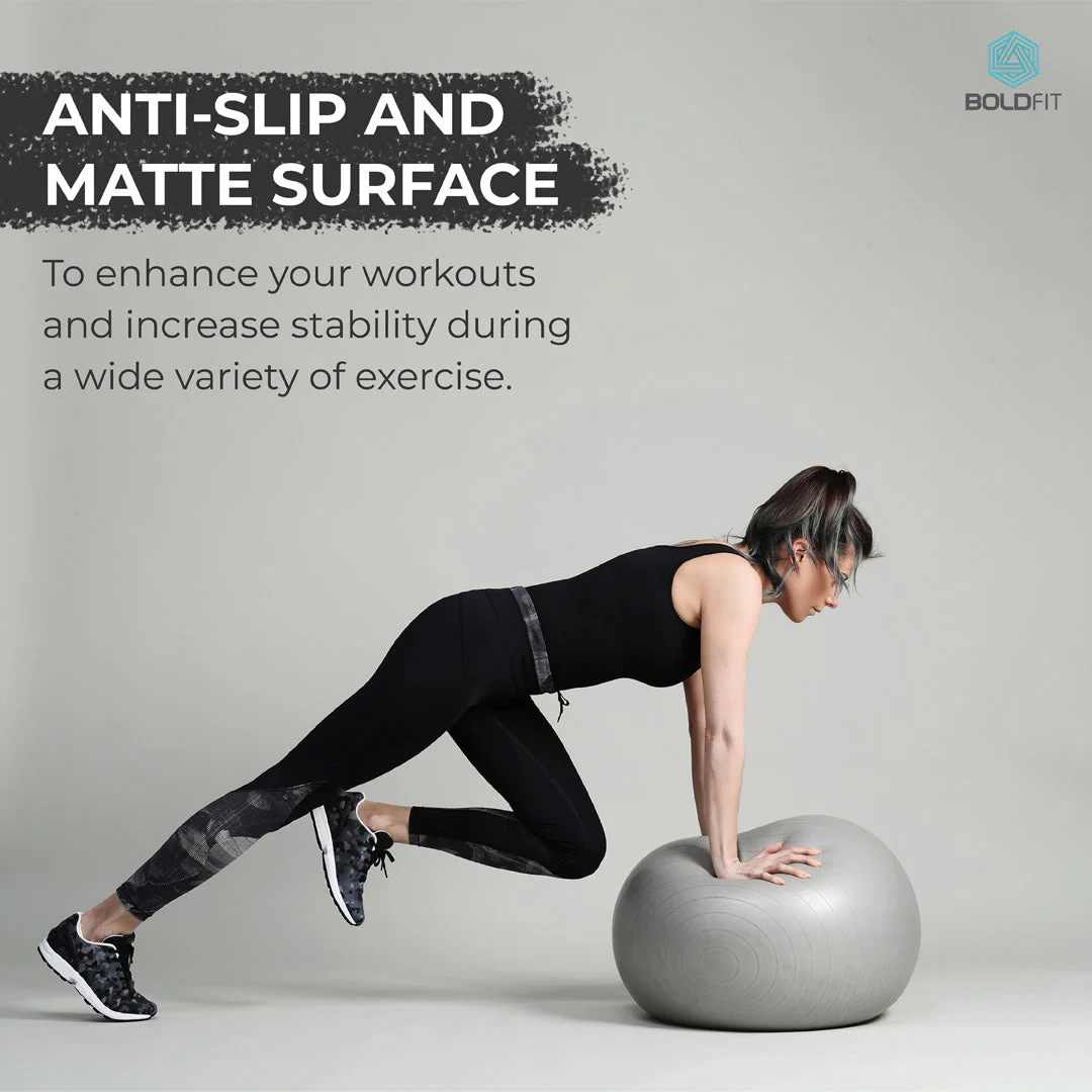 Gym Ball with Pump - 75 cm - Image 3