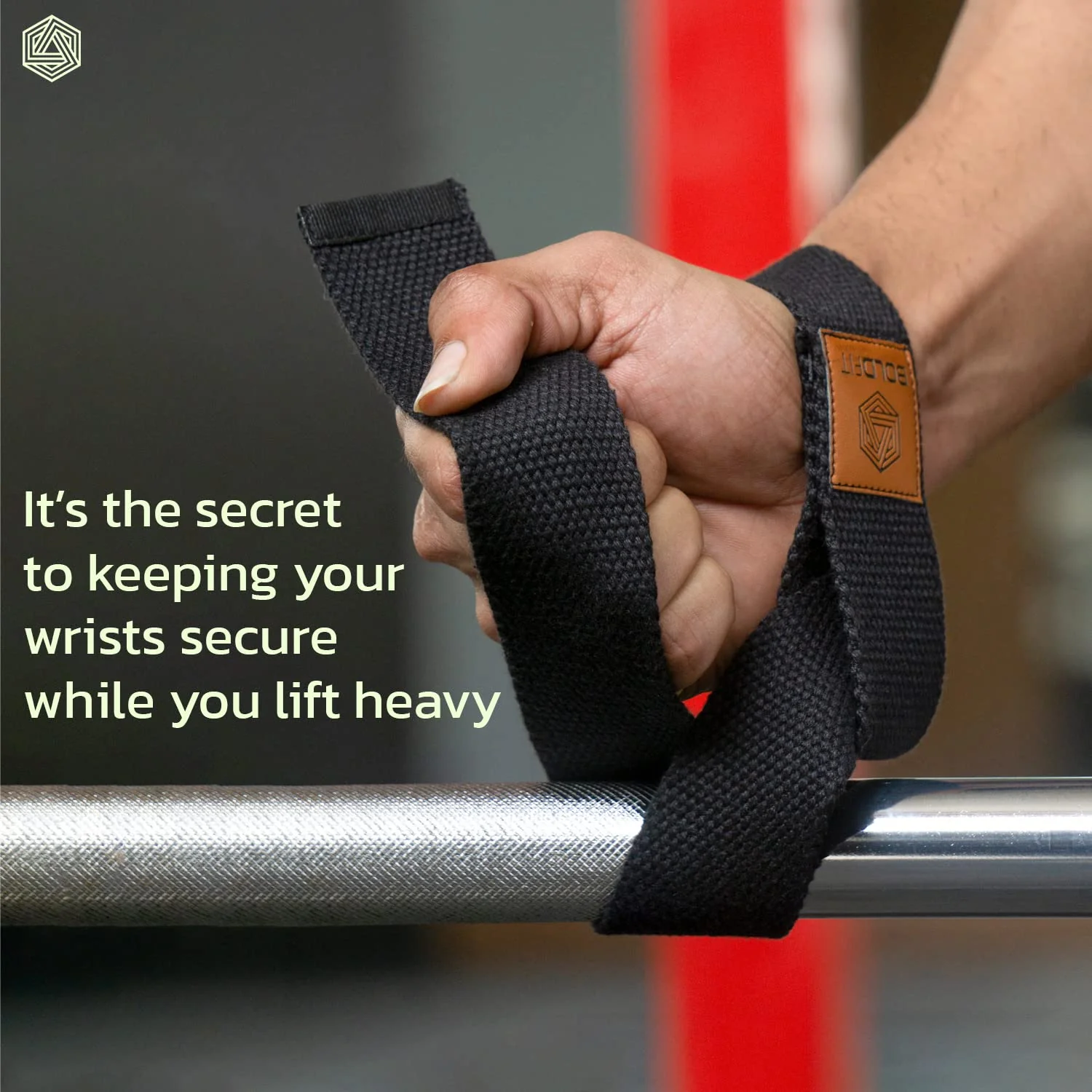Gym Powerlifting Straps - Pair of 1 - Image 2