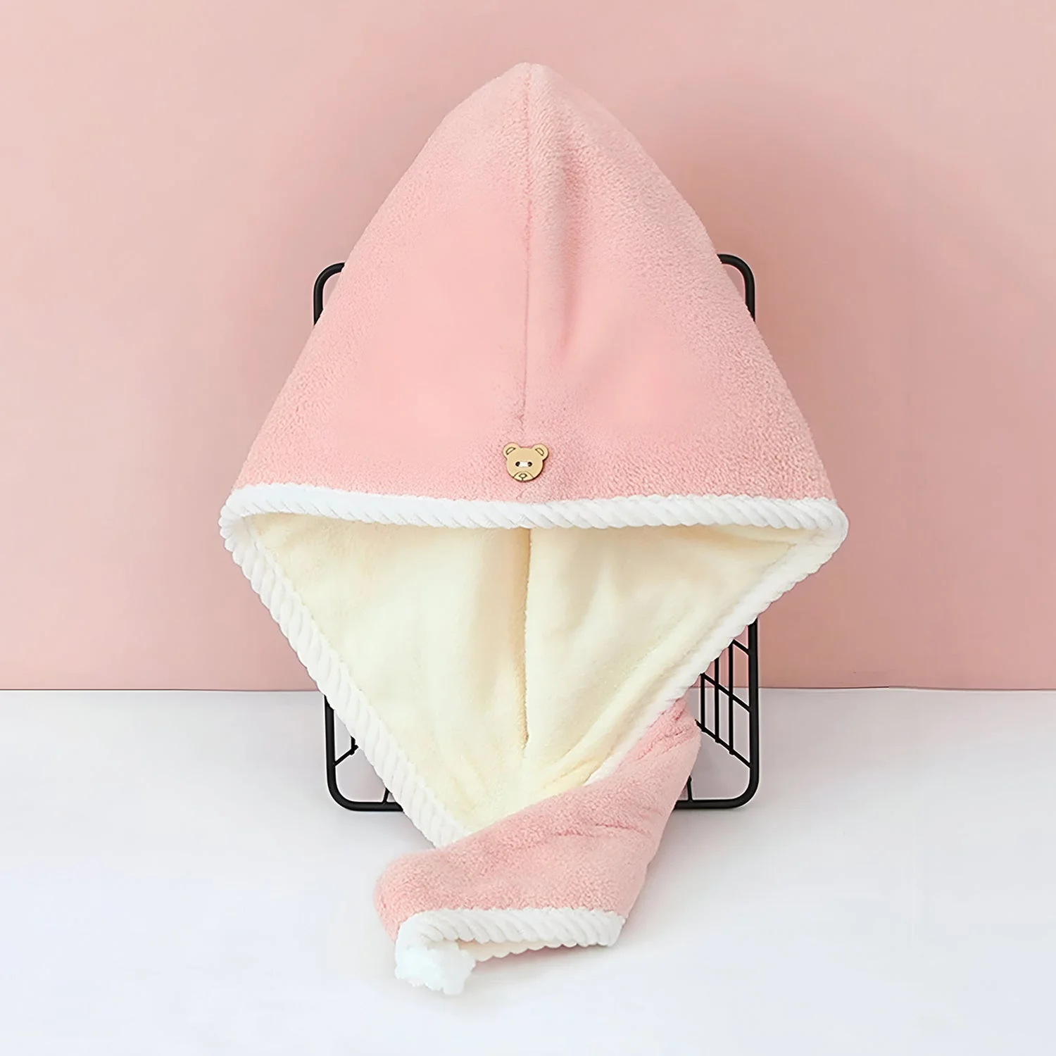 Hair Drying Magic Hair Cap Towel Wrap for Women Bath Towels (1 pc), Hair accessories - Image 6