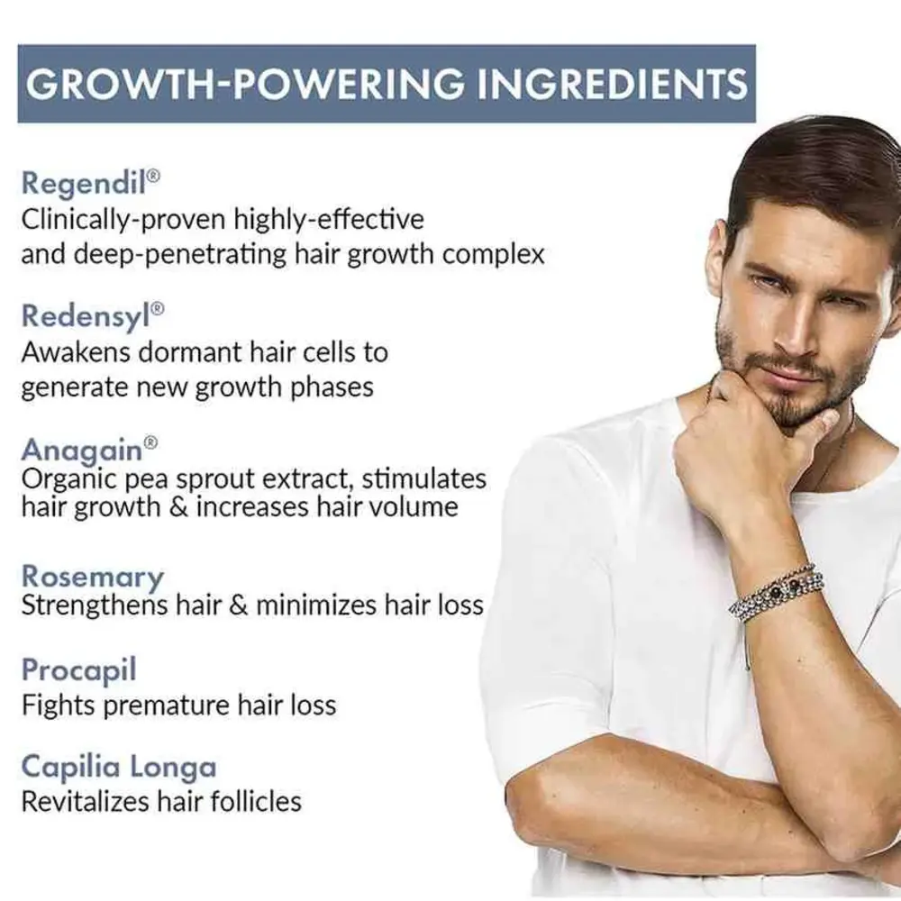 Hair Growth Serum 2.0 For Men & Women, 50ml + Free Rosemary Water Hair Spray, 100ml - Image 15