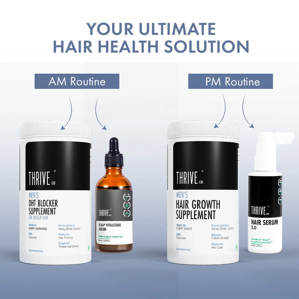 Hair Growth Serum, 50ml + Men's DHT Blocker Supplement, 30N - Image 12