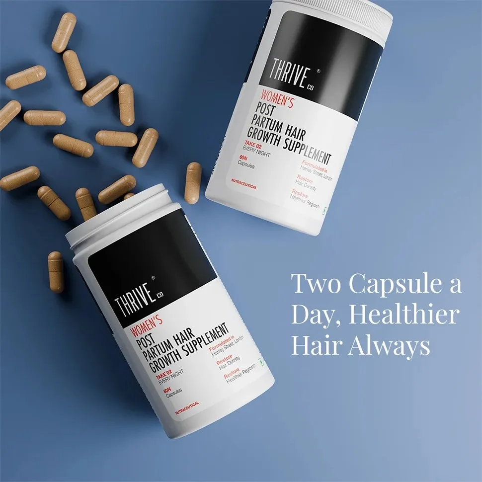 Hair Growth Serum, 50ml + Women's Post Partum Hair Growth Supplement, 60N - Image 7