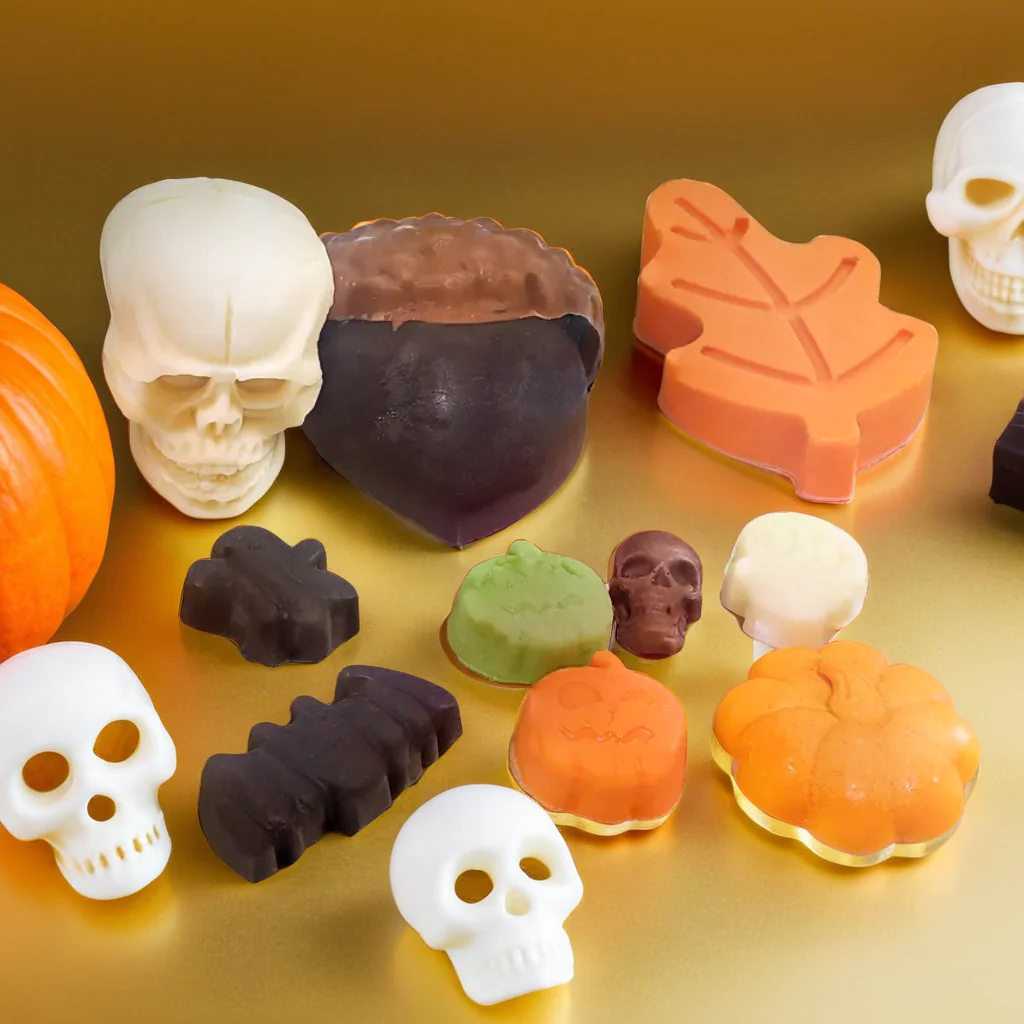 Halloween Chocolate With Milk Monster Faces 16 Pieces - Image 2