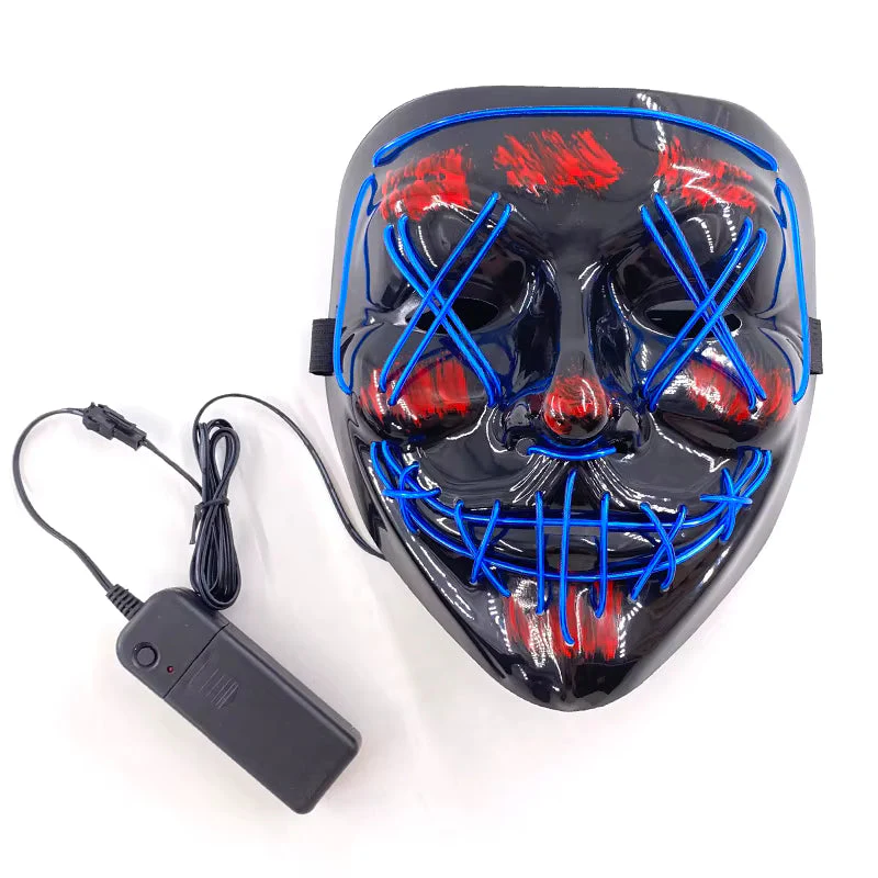Halloween LED Party Mask Luminous for Devil Mask 1PC - Image 3