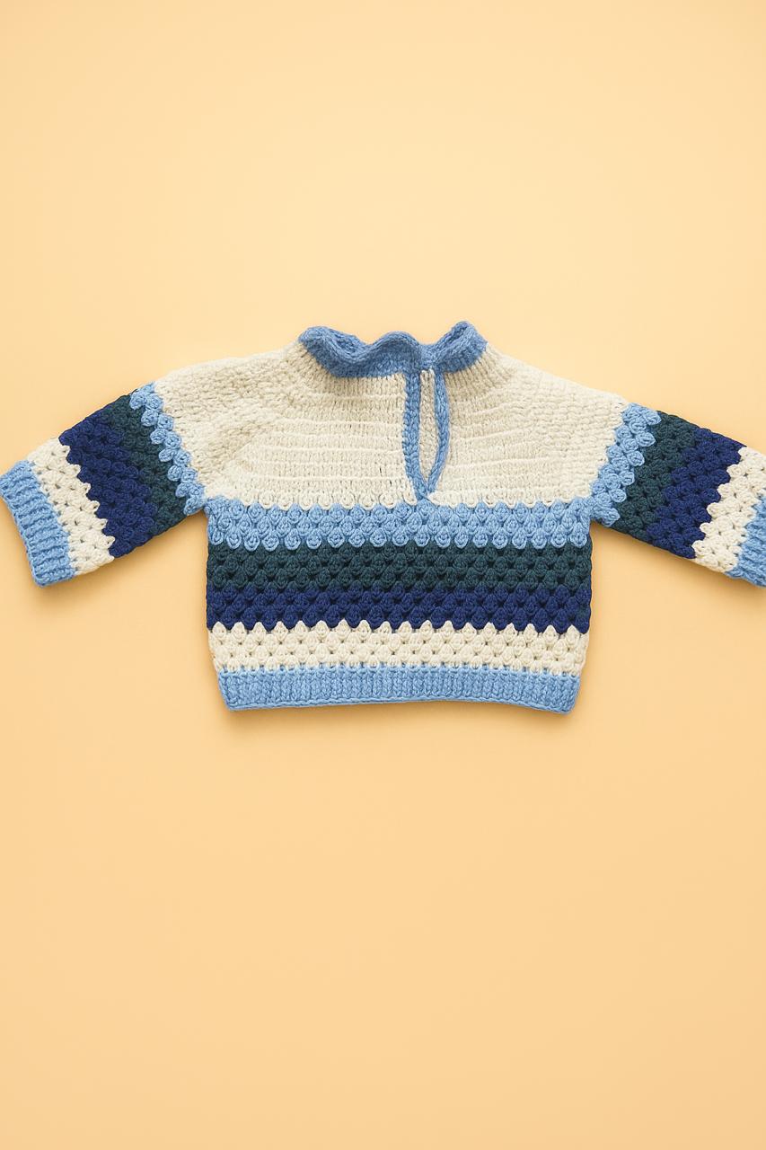 Handmade Crochet Sweater for Kids - Image 3