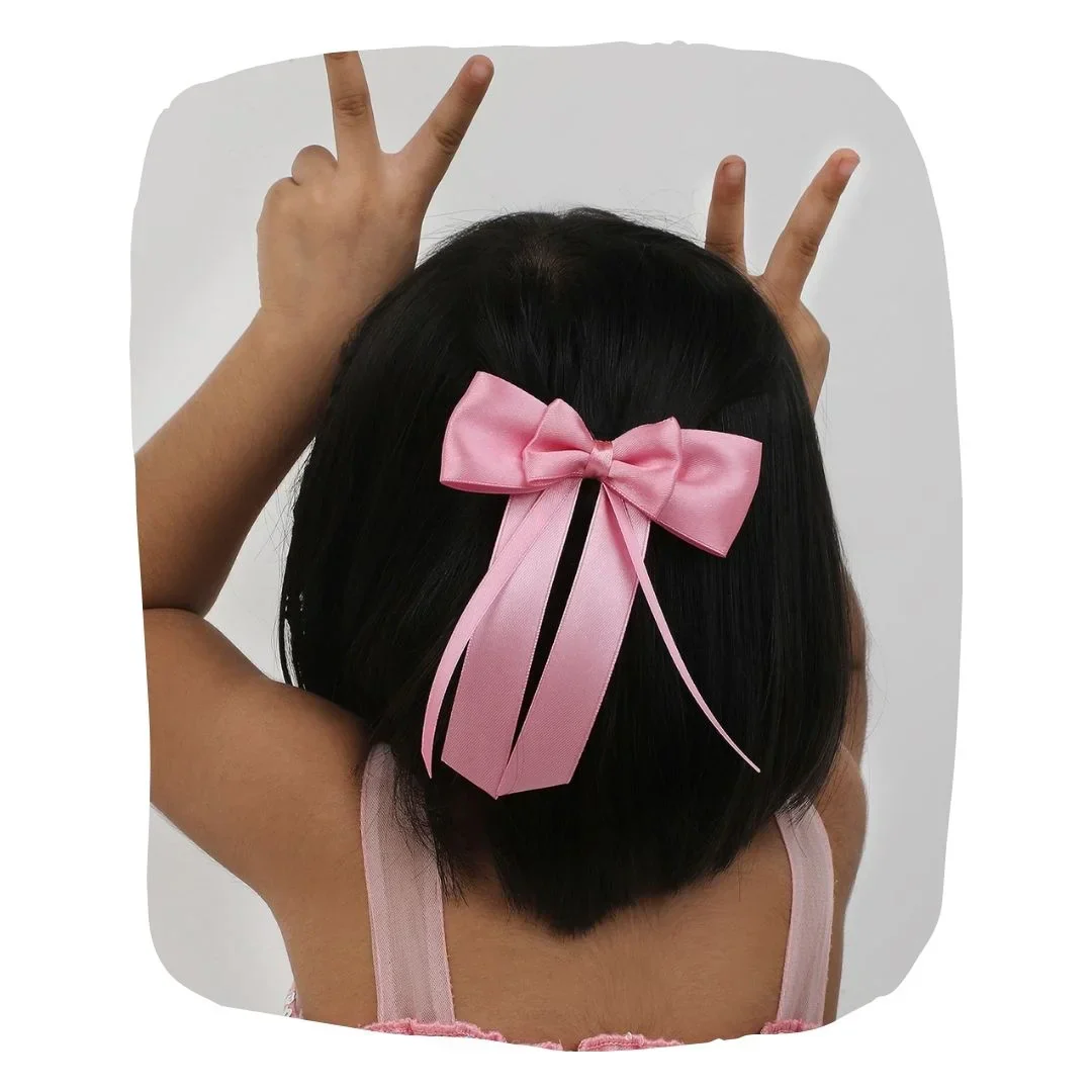 Handmade Silk Hair Bows: Vibrant Style for Every Look - Image 16
