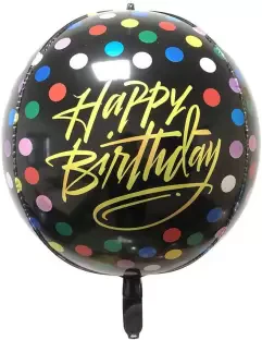 Happy Birthday Balloon (Multicolor) (Pack of 5) - Image 3