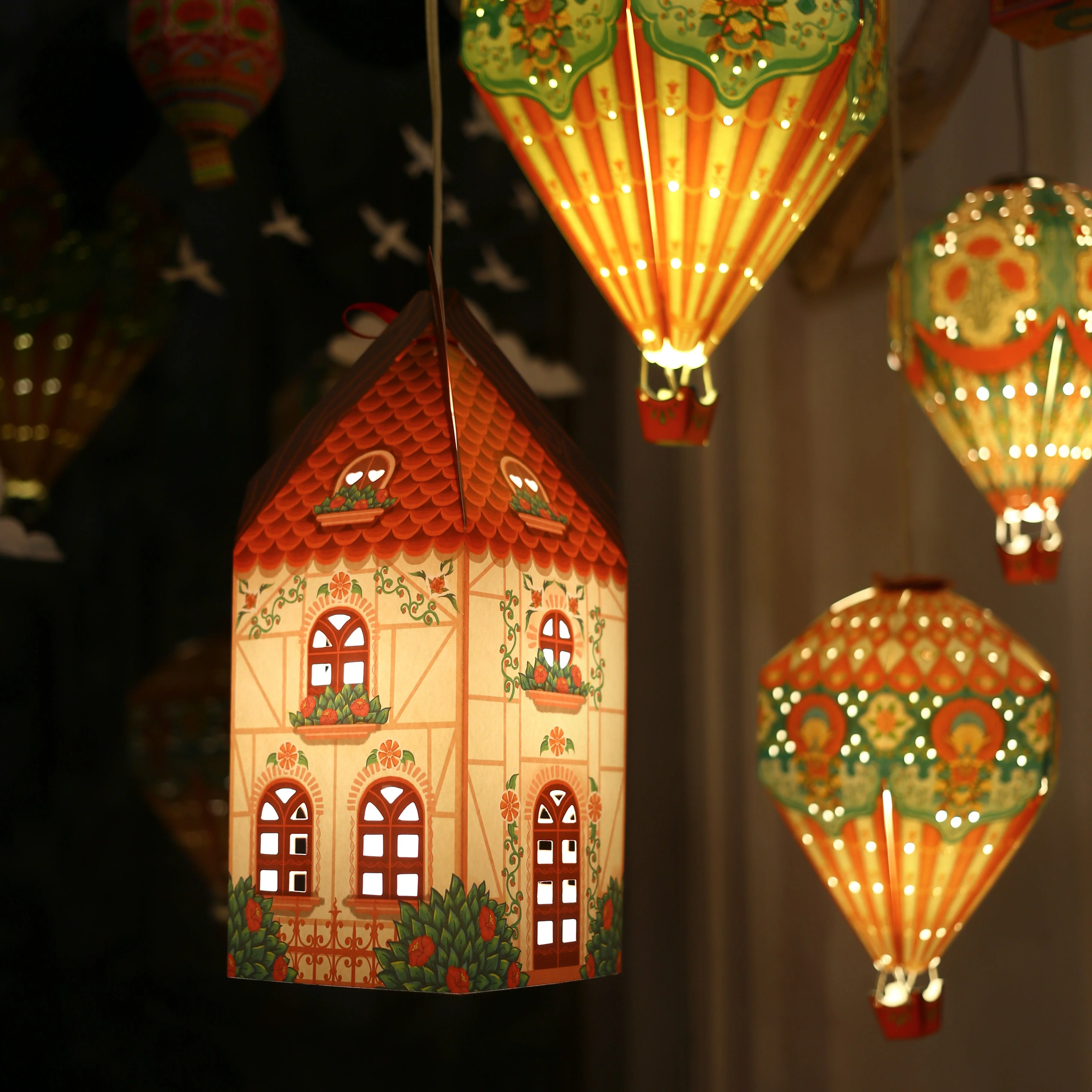 Happy Home DIY Paper Lamp Shade - Image 3