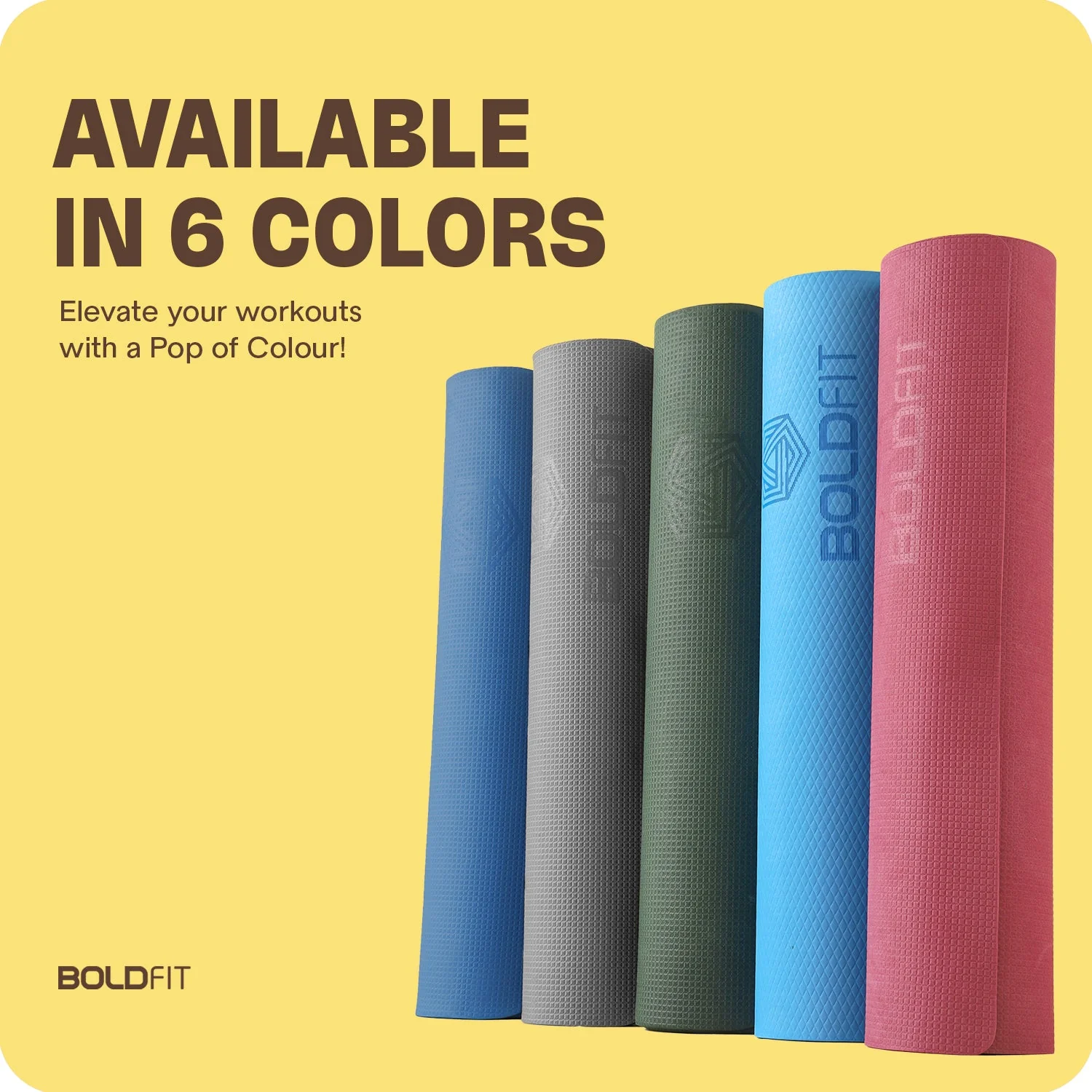 Happy Yoga Mat - Steel Grey - Image 5