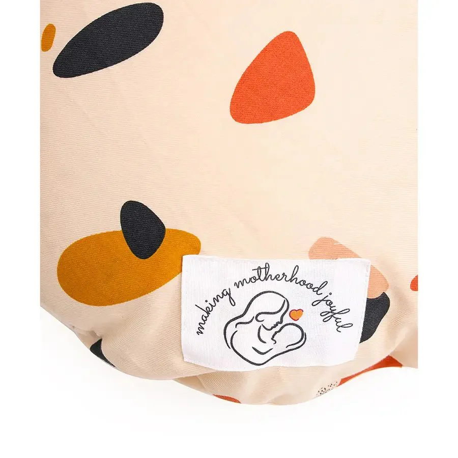 Harmony Day & Night V Shape Pregnancy Sleeping Pillow - Abstract Print - Image 4