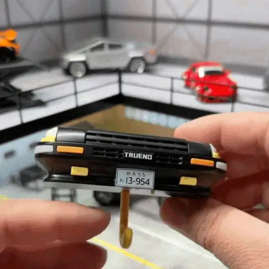 Headlite: Car Bumper Keychain Holder with LED Headlight & Blinkers, Wall Mount & LED Lights, Unique Retro Car Design for Entryway, Living Room, Office & Gift for Car Lovers - Image 2