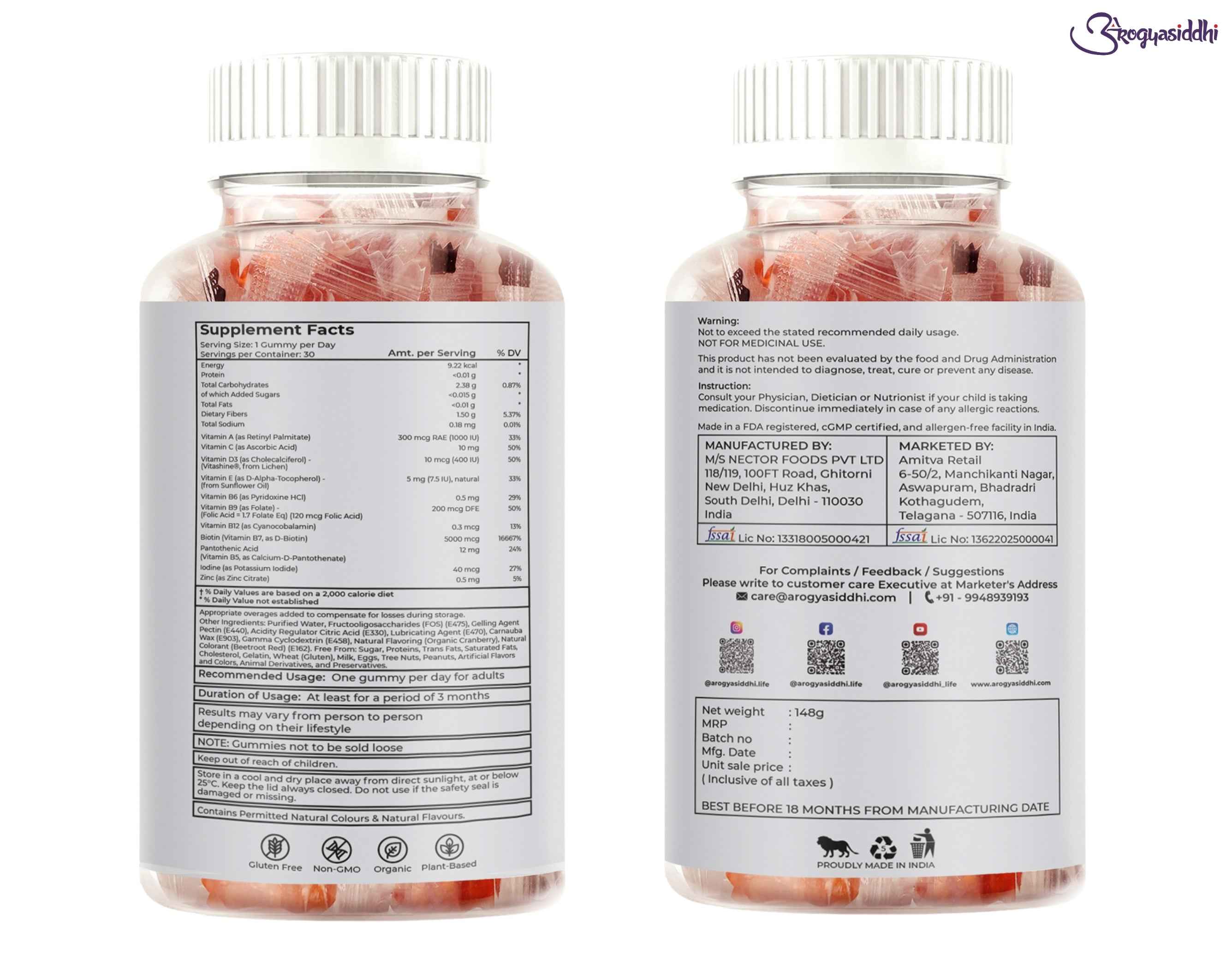 Healthy Hair Gummies with Biotin 5000mcg for Nourished Hair Growth - Image 7