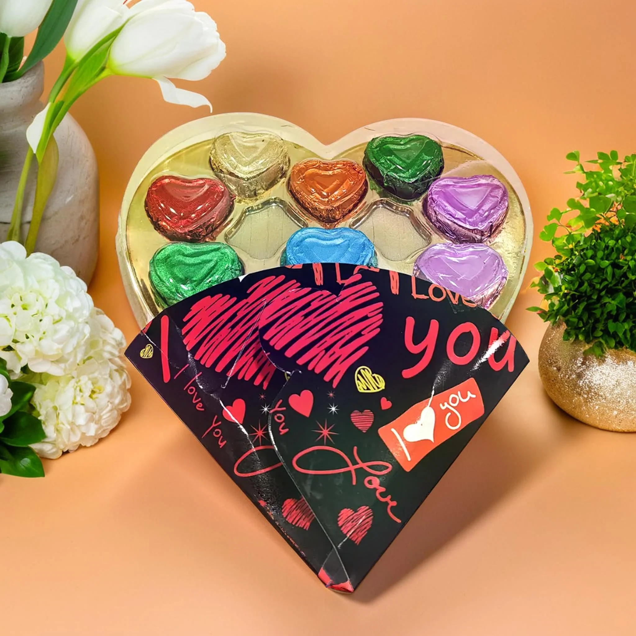 Heart shape Choco box in Heart Box - Image 2
