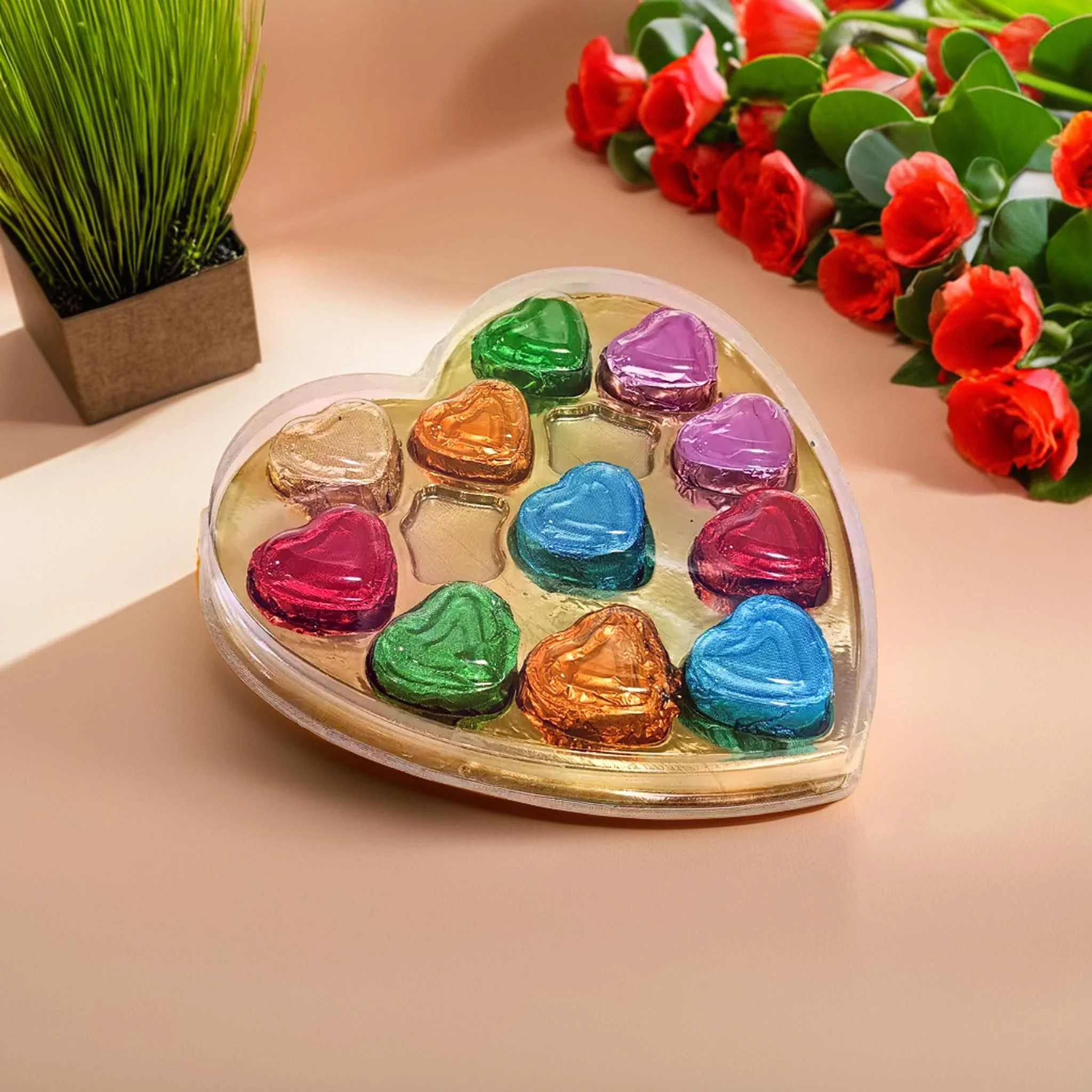 Heart shape Choco box in Heart Box - Image 3