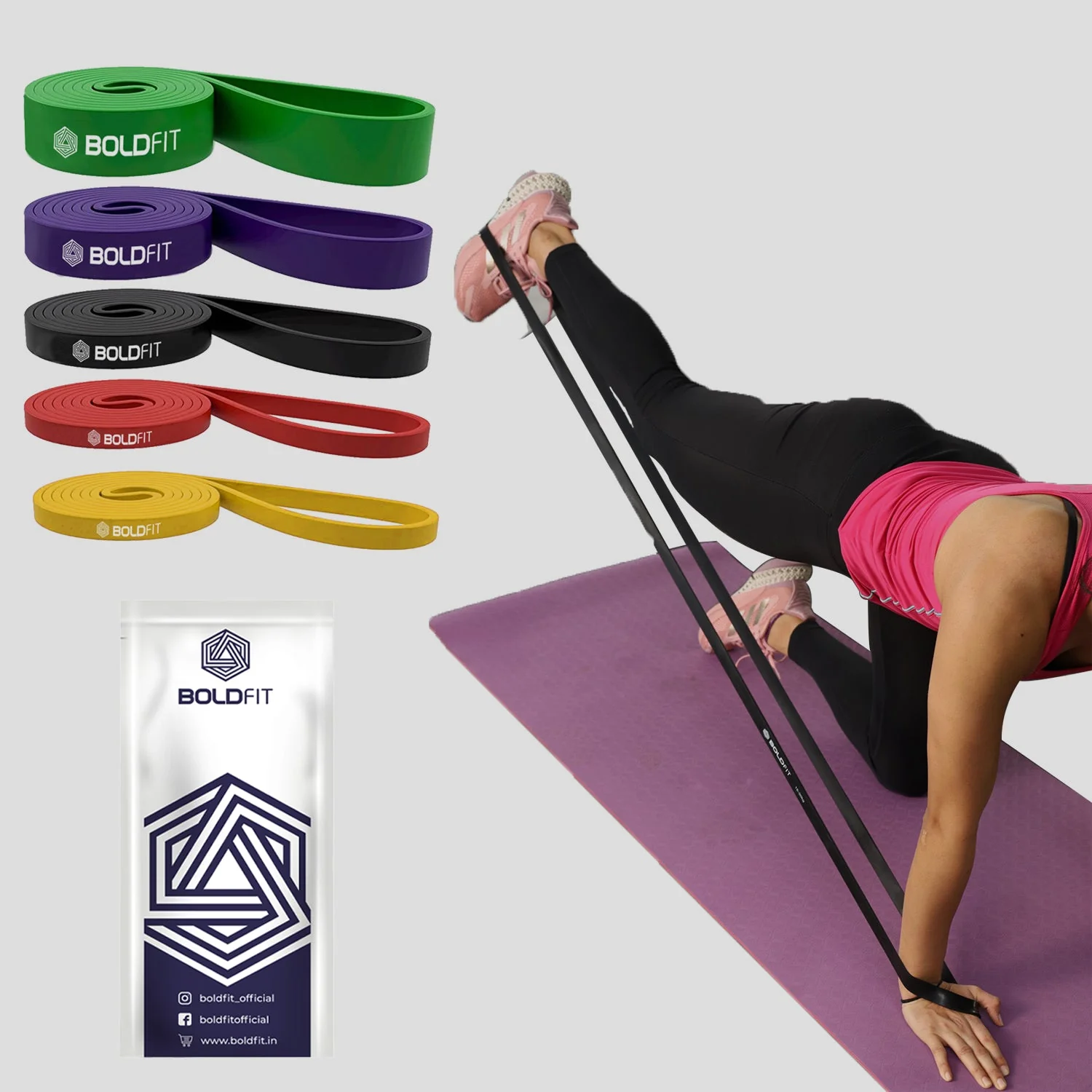 Heavy Resistance Band (40-60 kg) - Green - Image 8