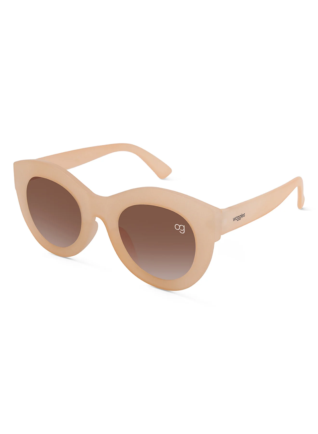 Helios Light Pink Round Kids Sunglasses - Image 10