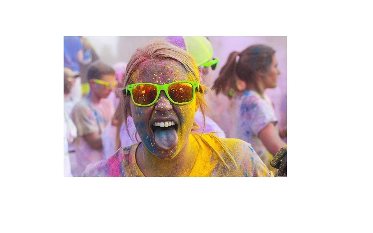Herbal Gold Gulal Holi Talc-Free and Chemical Free Natural Color for Holi - Image 3