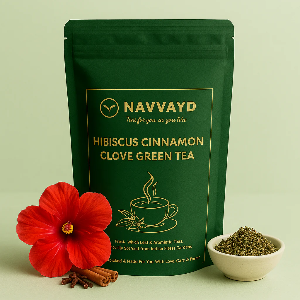 Hibiscus Cinnamon Clove Green Tea - Teabags - Image 2