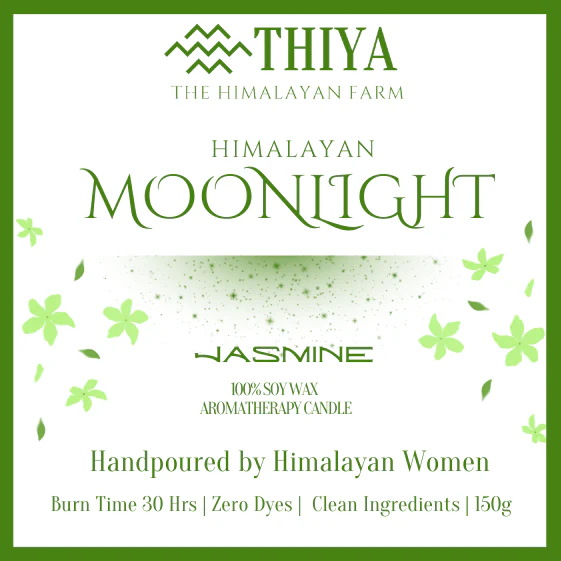 Himalayan Moonlight | Jasmine Scented Candle | Soy Wax Candle - Image 2