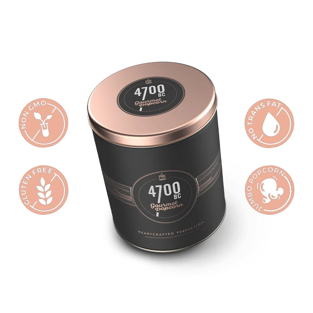 Himalayan Salt Caramel Popcorn, Tin, 550g - Image 7