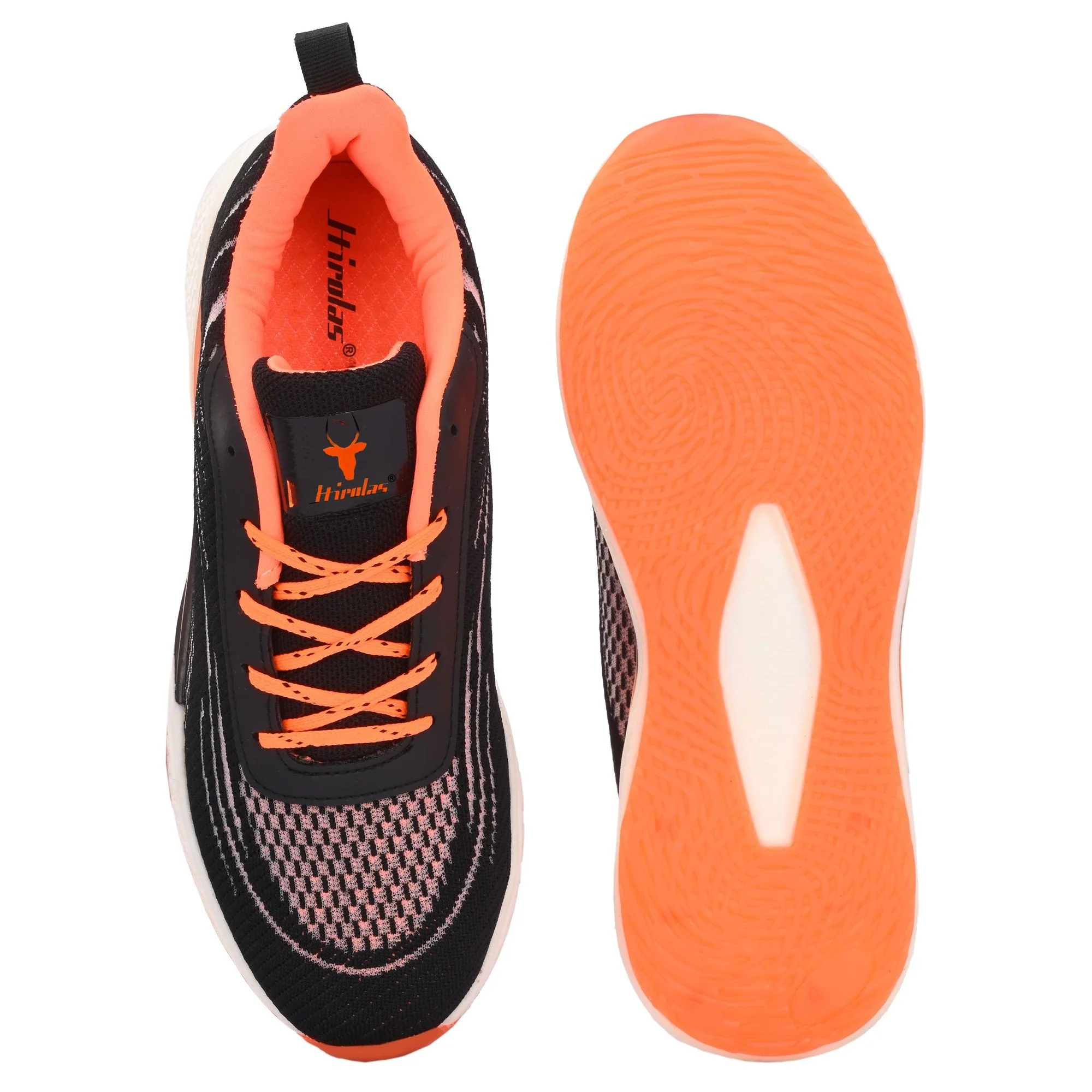 Hirolas® Men's Cloudwalk Knitted Running Sneakers Sport Shoes Black - Image 5