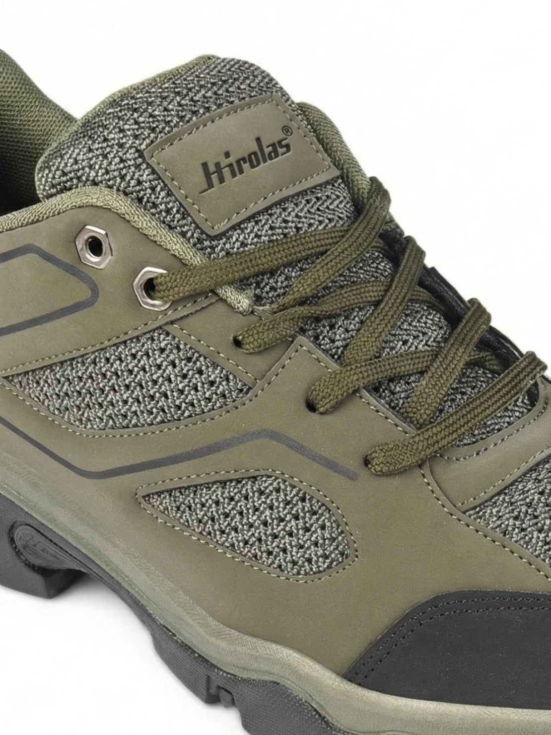 Hirolas Men Outdoor Walking & Trekking  Shoes - Olive - Image 6
