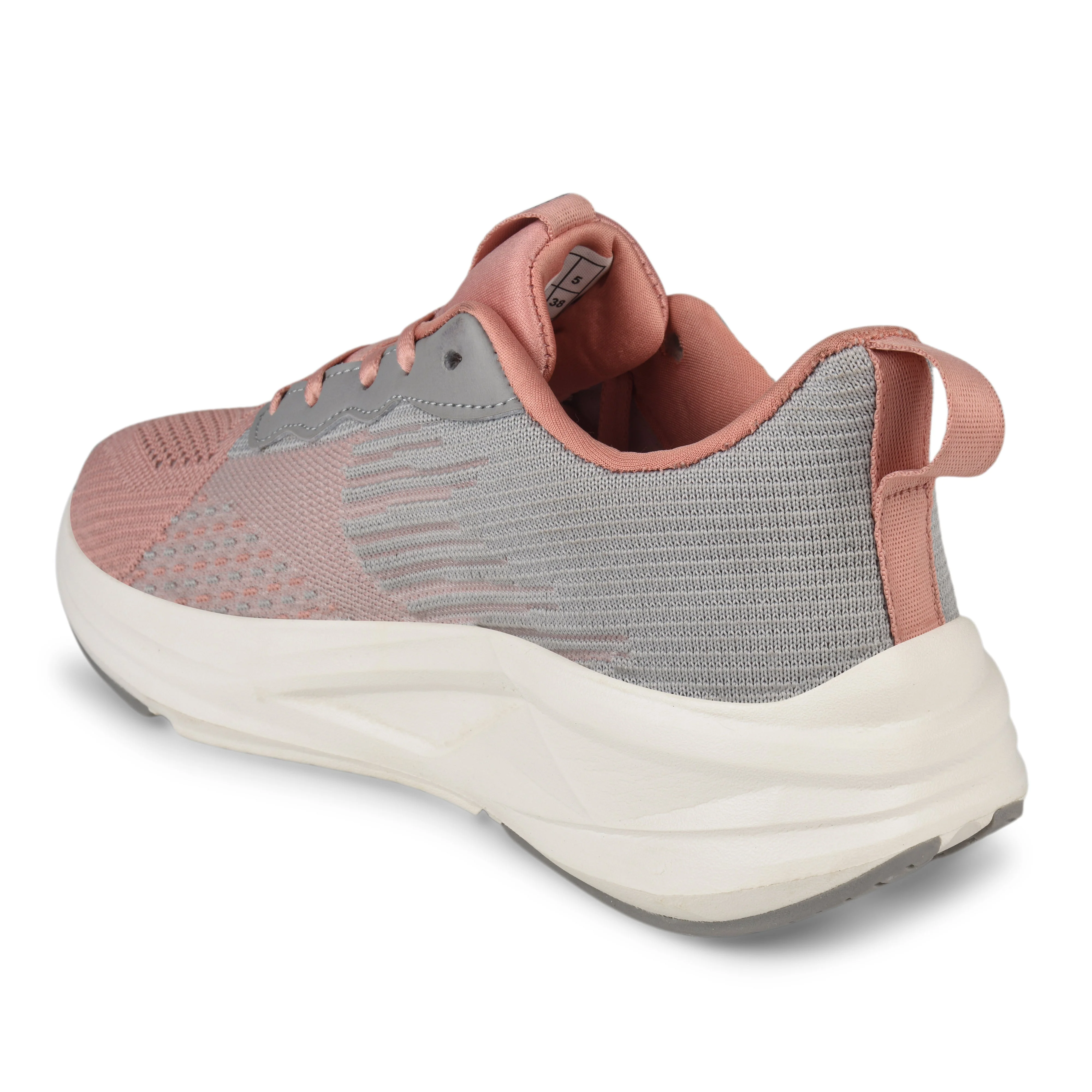 Hirolas Sports Casual Running Shoes Walking Jogging Gym Sneakers Comfortable Breathable Trainers Athletic Sports_Shoes for women - Pink - Image 5