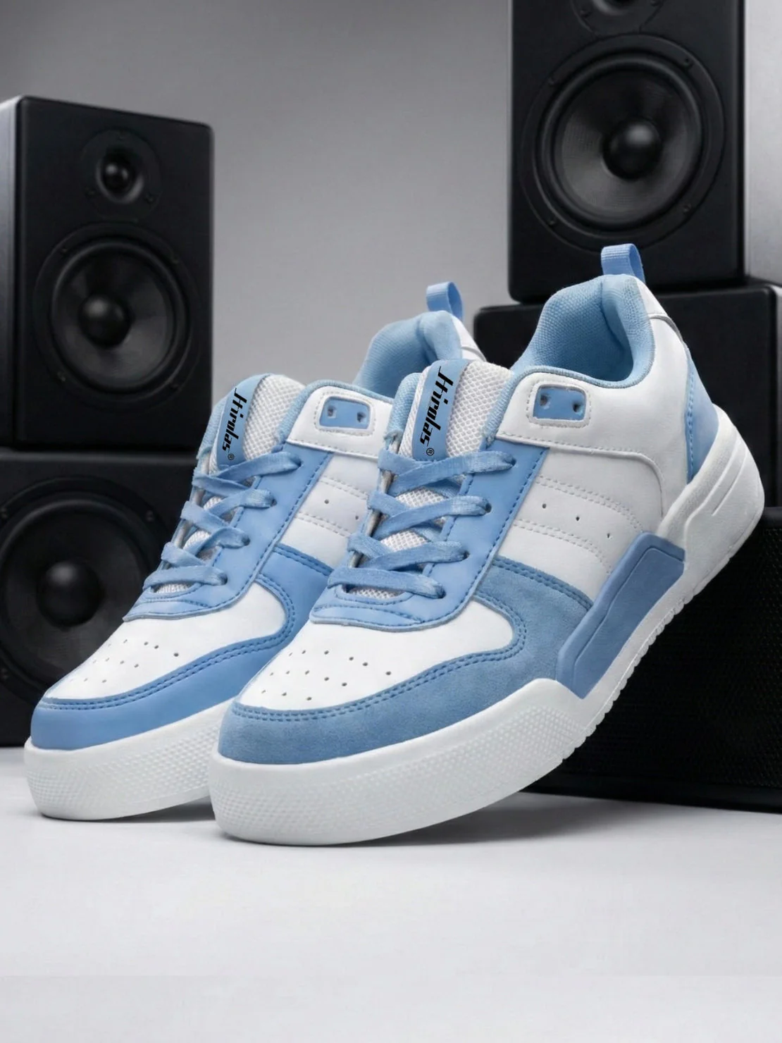 Hirolas Urbania Women Everyday Comfort Sneaker_Shoes - White/Blue - Image 3