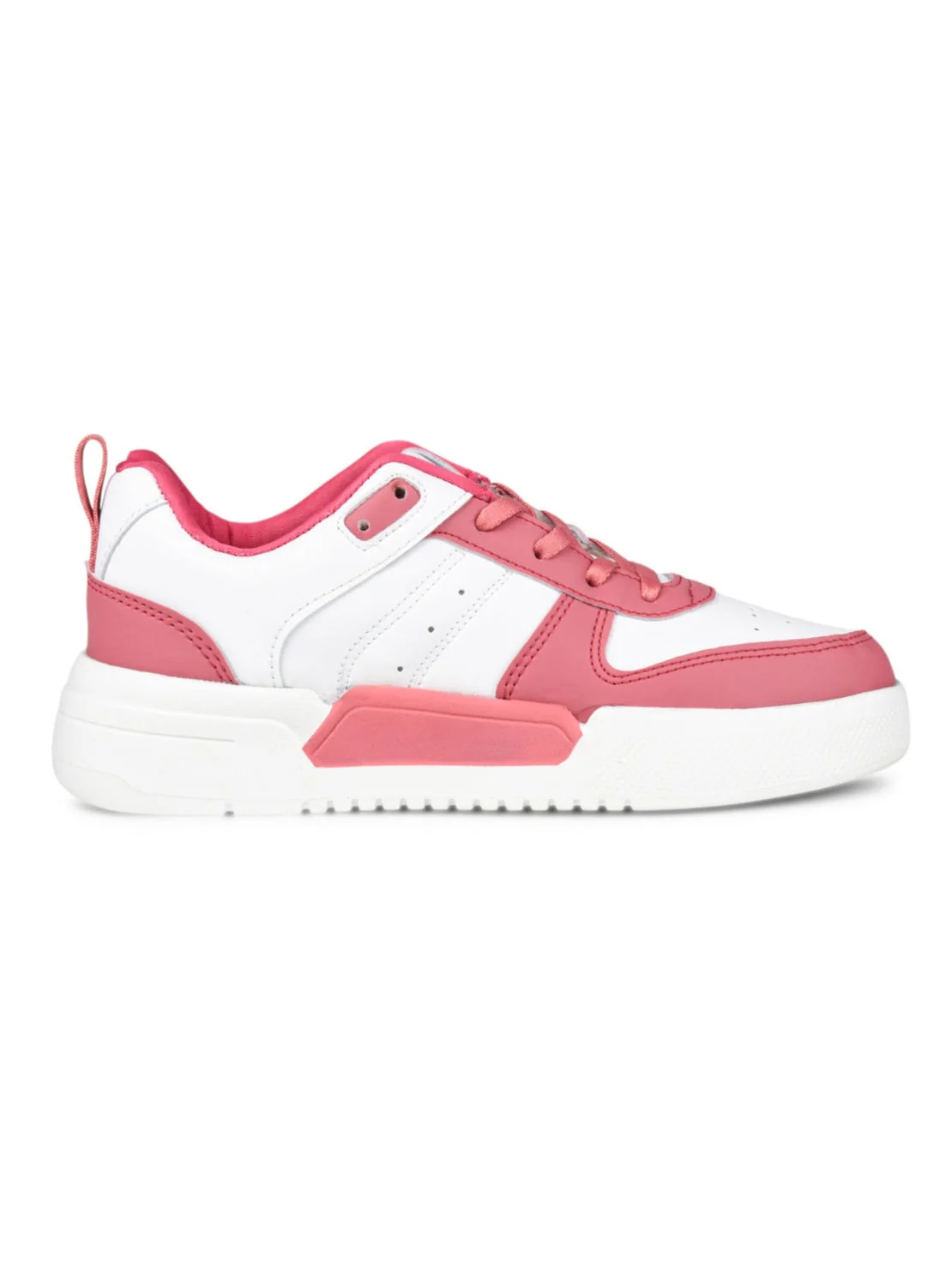 Hirolas Urbania Women's Everyday Comfort Sneaker_Shoes - White/Pink