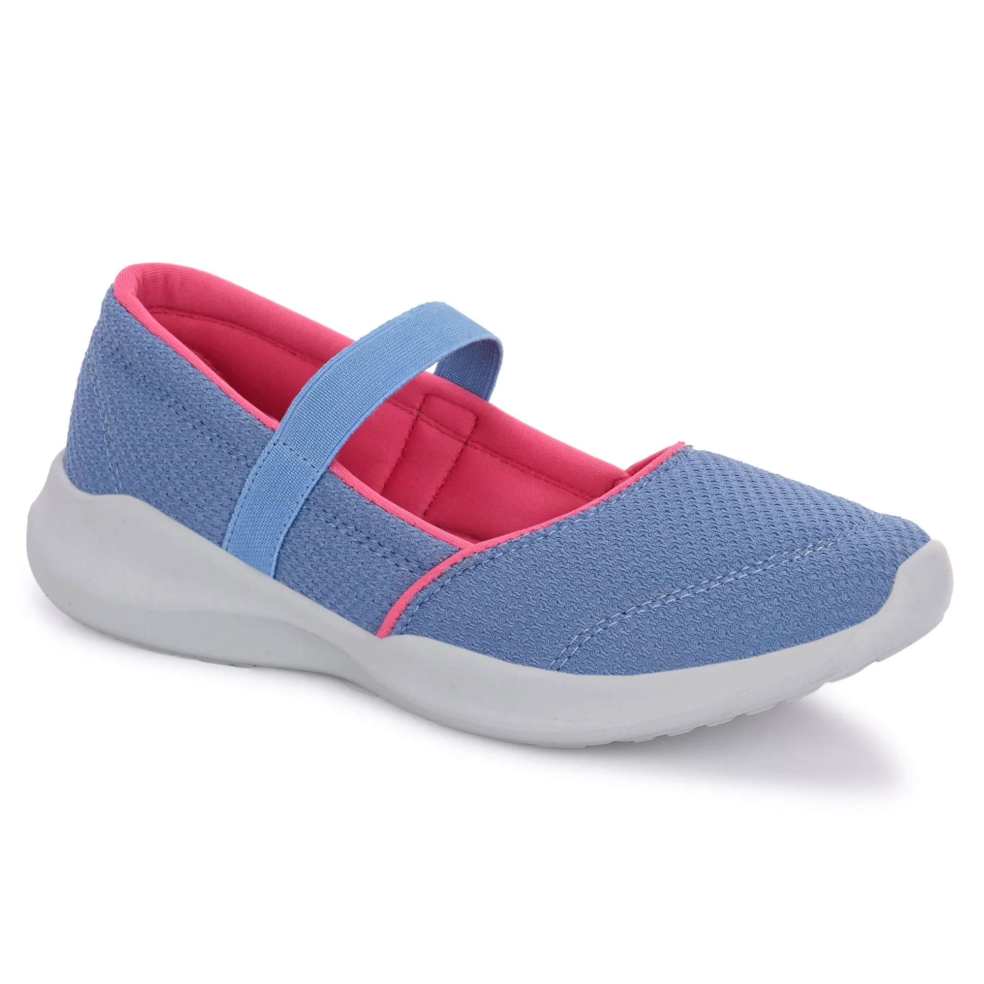 Hirolas Women Sky Blue Walking Sports_Shoes Without Laces Lightweight Sports Ballerina Flats -HRLWF20SBU - Image 10