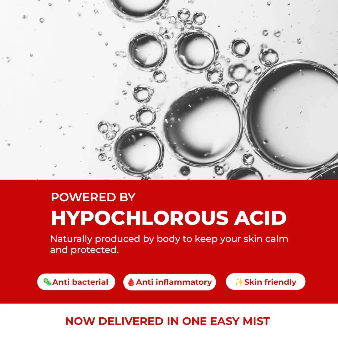 HOCL Daily Spray | Fights Body Odour, Acne & Irritation | 100 ml | CK - Image 4