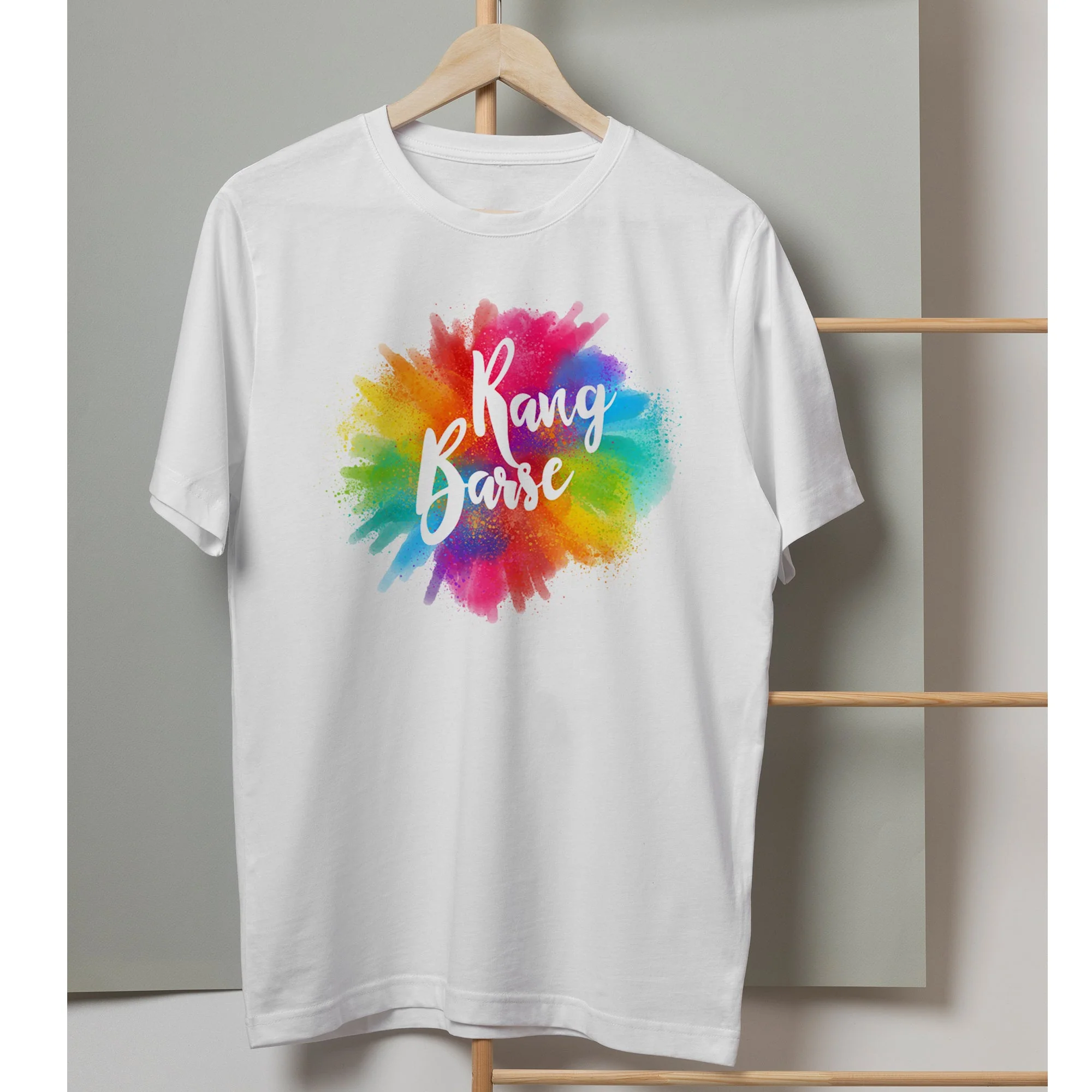 Holi T-shirt Assorted Desgion Multicolor Men/Women Kids T-shirt