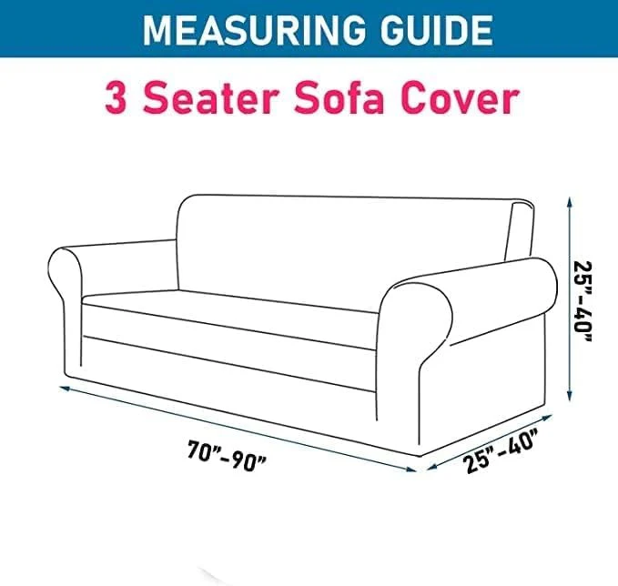 Homecrown Stretchable Fully Covered 5 Seater Sofa Cover Set (3+1+1) – Floral Design, Universal Fit & Non-Slip Protection - Image 8