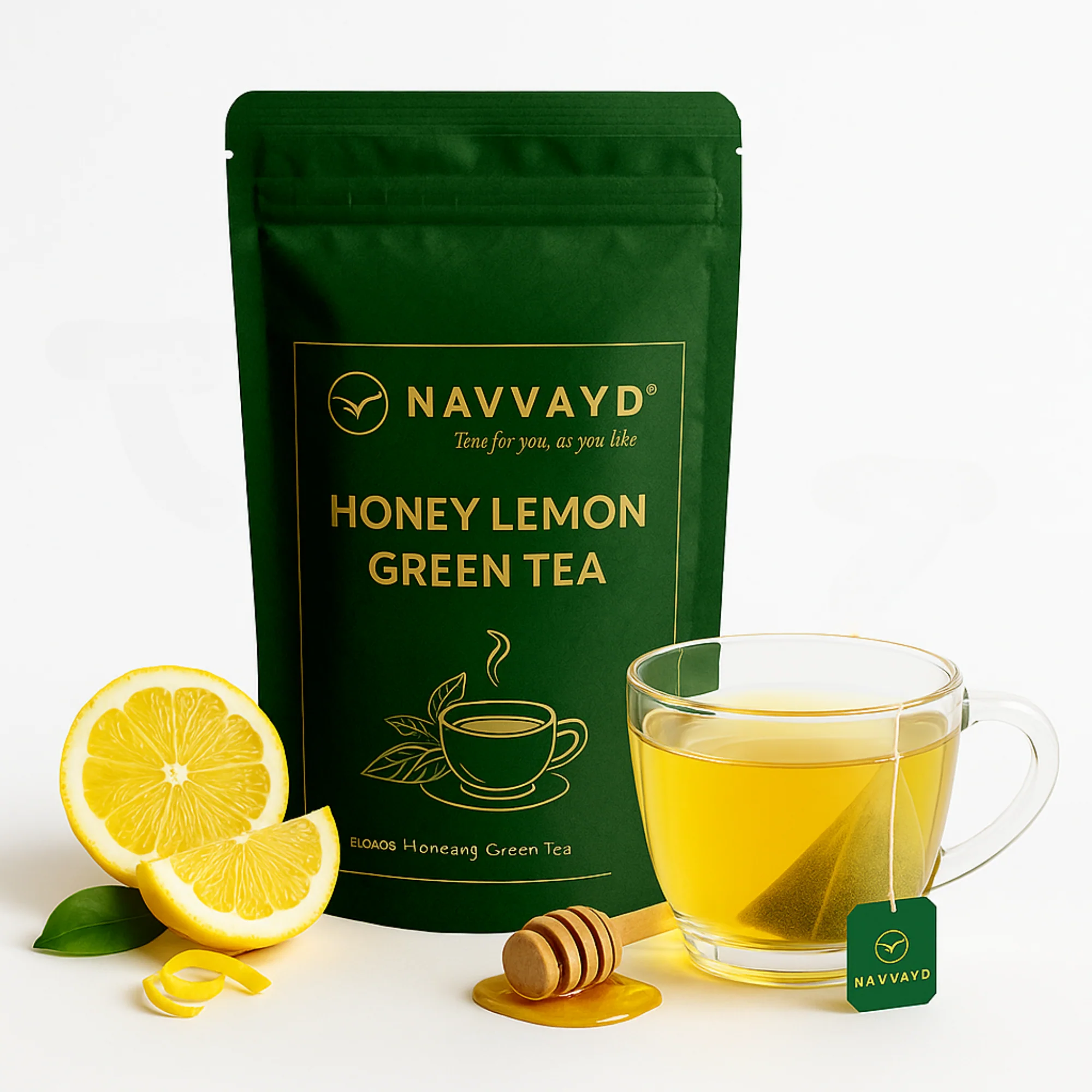 Honey Lemon Green Tea - Teabags - Image 9