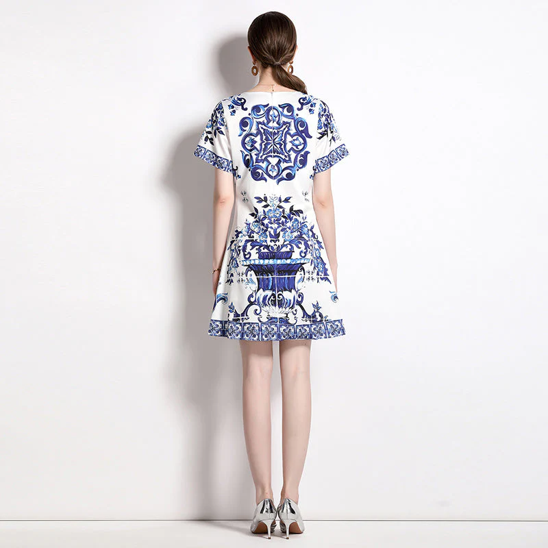 Hope Porcelain Printed Dress - Image 3