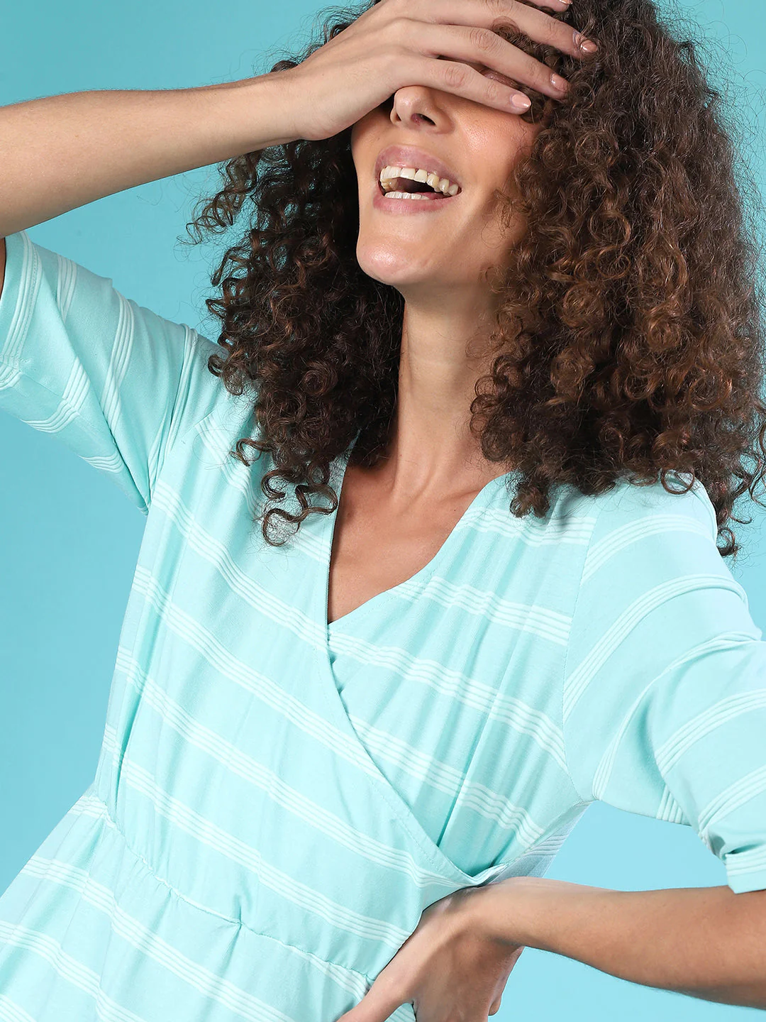 Horizontal Striped Dress - Image 6