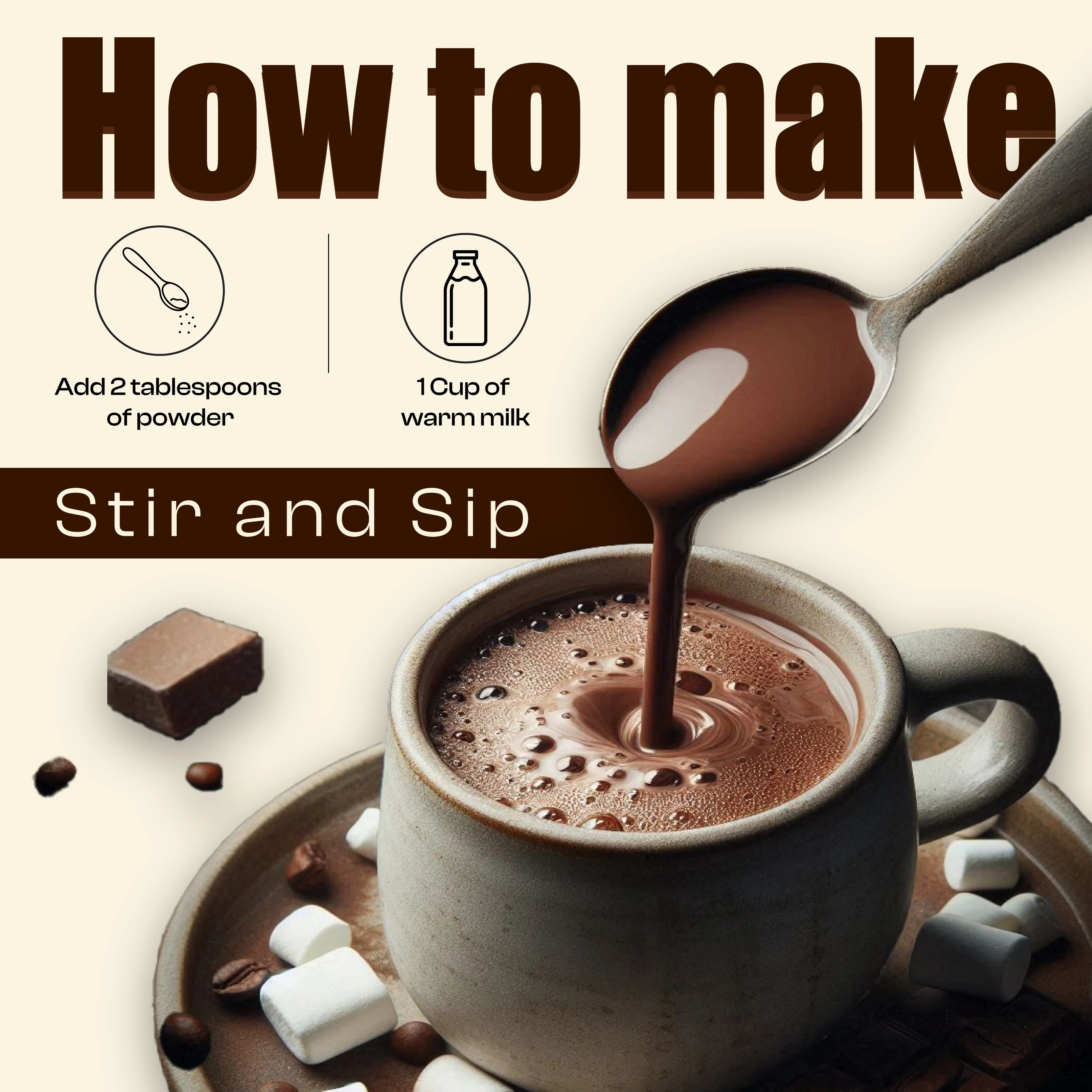 Hot Chocolate Offer | Pack of 3 | Buy 1 Get 2 Free (50 gm x 3) - Image 3