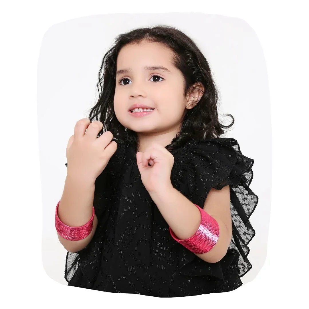 Hot Pink Metal Bangles Set (36 Pcs) – Bold & Ethnic Bangles - Image 8