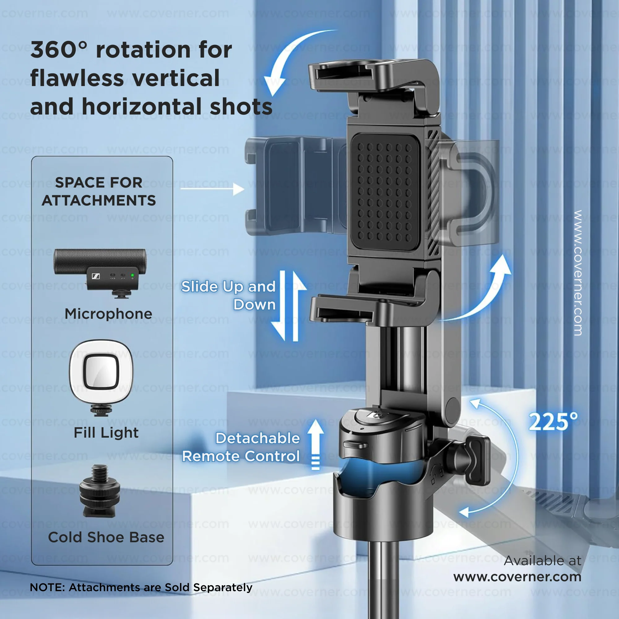 Hybrid Flex - Neo – 4-in-1 MagSafe Tripod, Selfie Stick, Wireless Grip & Camera Handle by Coverner India - Image 9