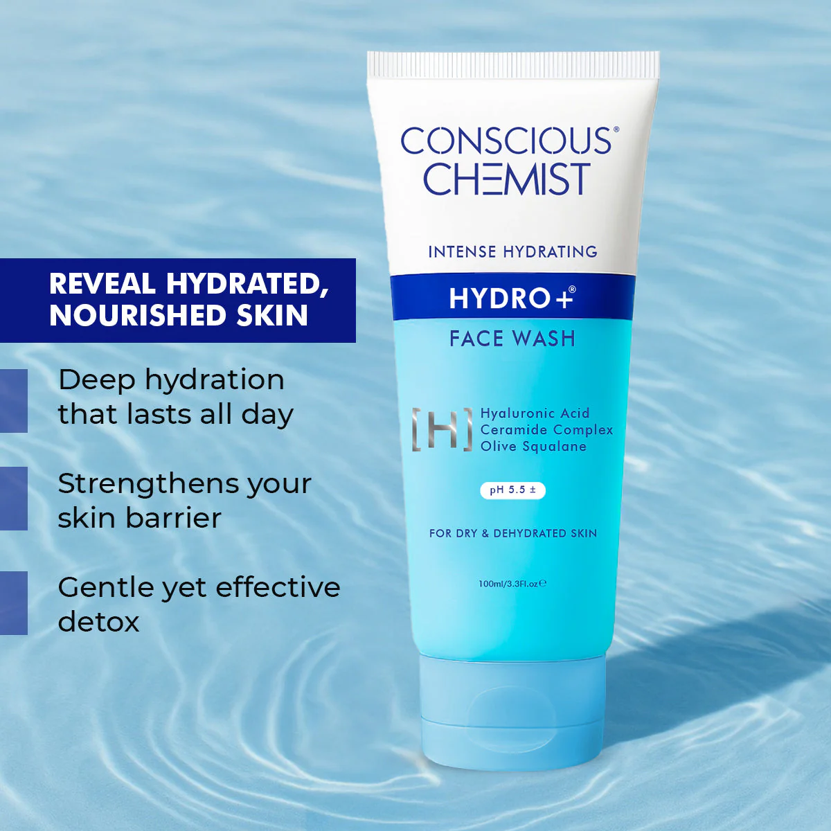 Hydrating Face Wash For Dry Skin | Hyaluronic Acid & Ceramides | 100 ml | Special Deal - Image 6