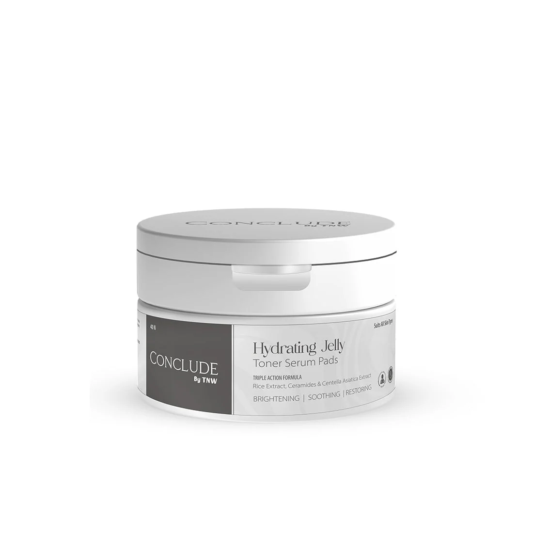 Hydrating Jelly Toner Serum Pads | Rice Extract, Ceramide & Centella