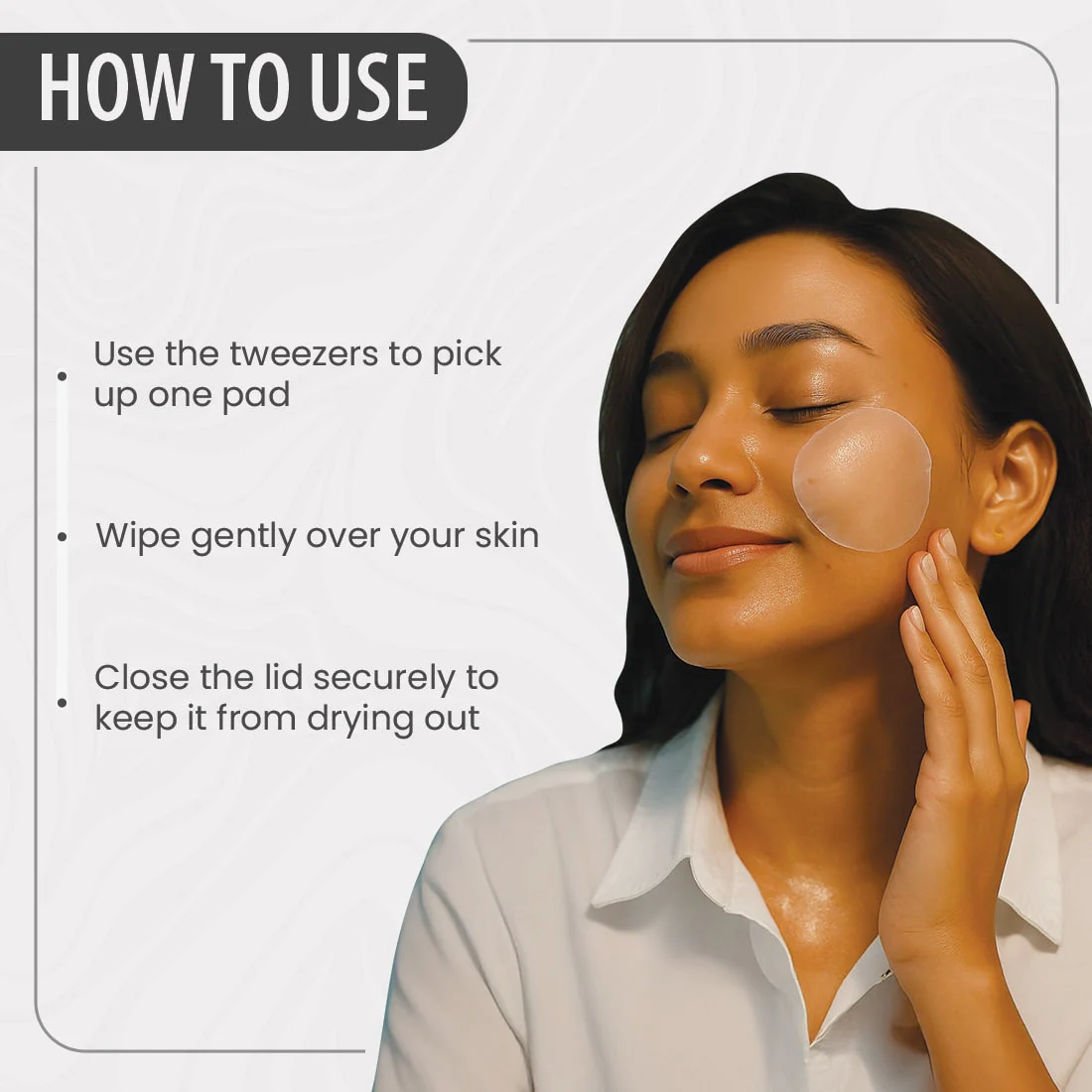 Hydrating Jelly Toner Serum Pads | Rice Extract, Ceramide & Centella - Image 5