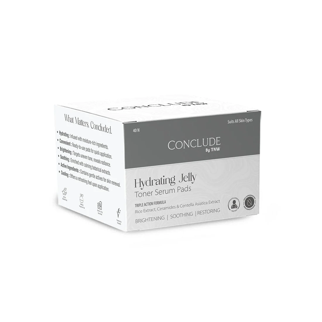 Hydrating Jelly Toner Serum Pads | Rice Extract, Ceramide & Centella - Image 7