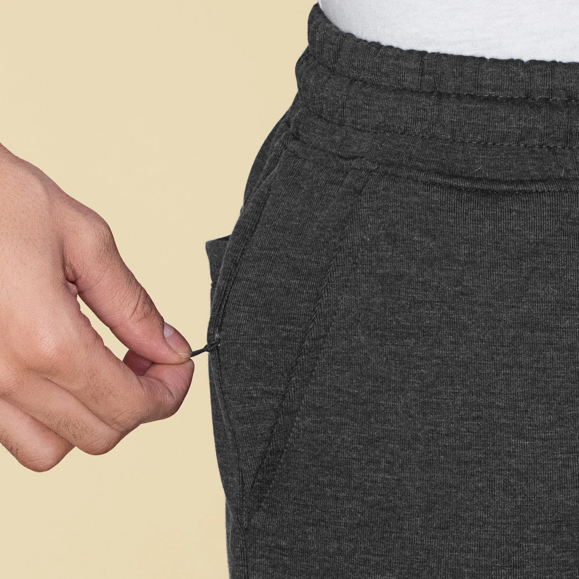 Hype Cotton Rich Shorts Graphite Grey - Image 6
