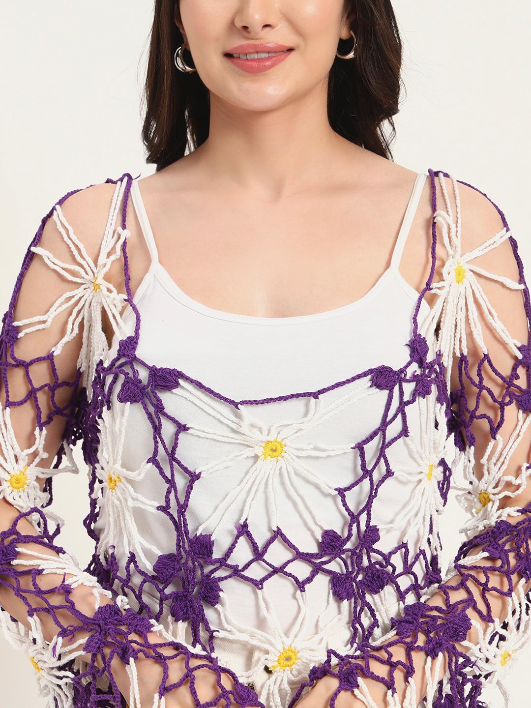 Ibiza Crochet loose shrug - Image 7