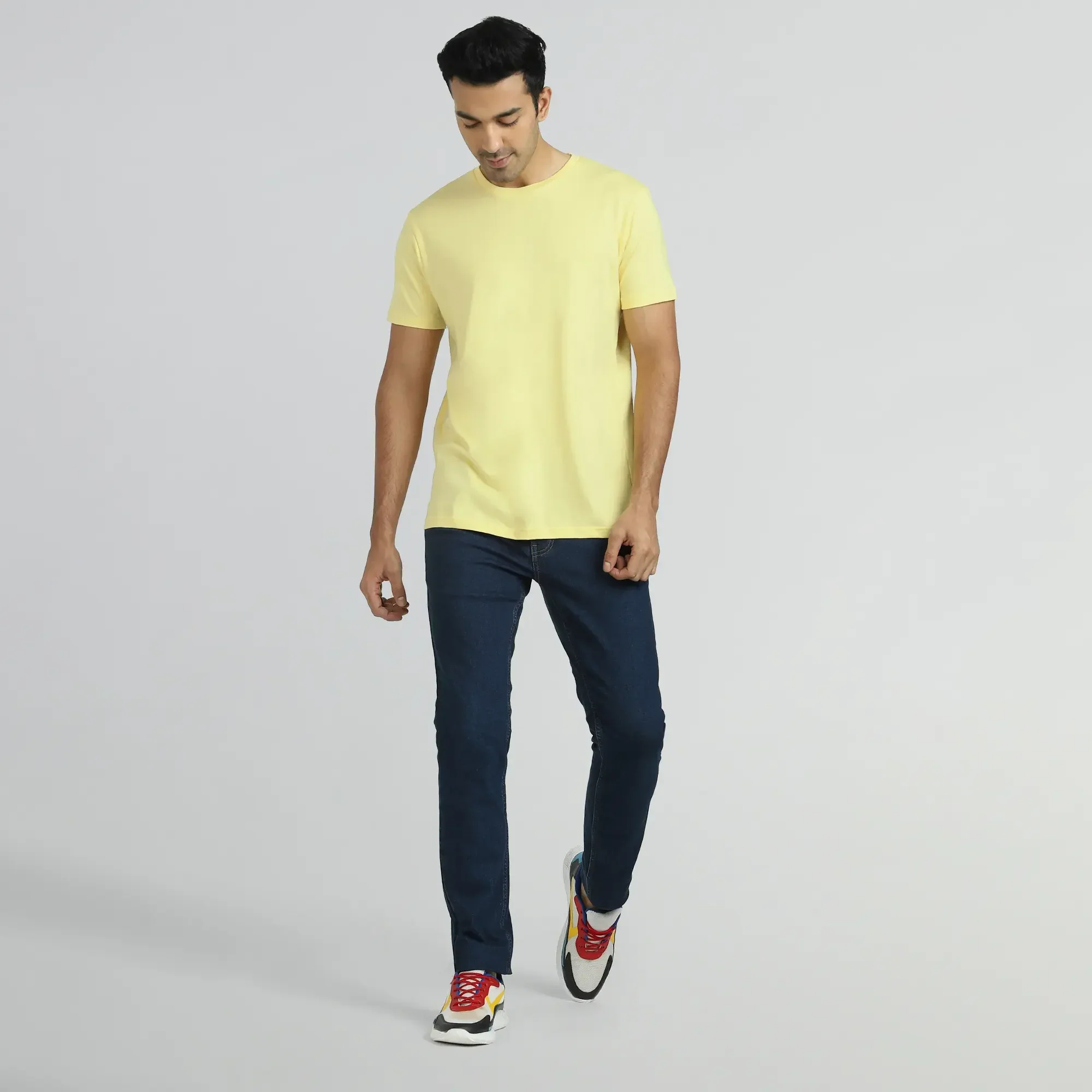 Iconique Supima Cotton T-shirt Butter Yellow - Image 3