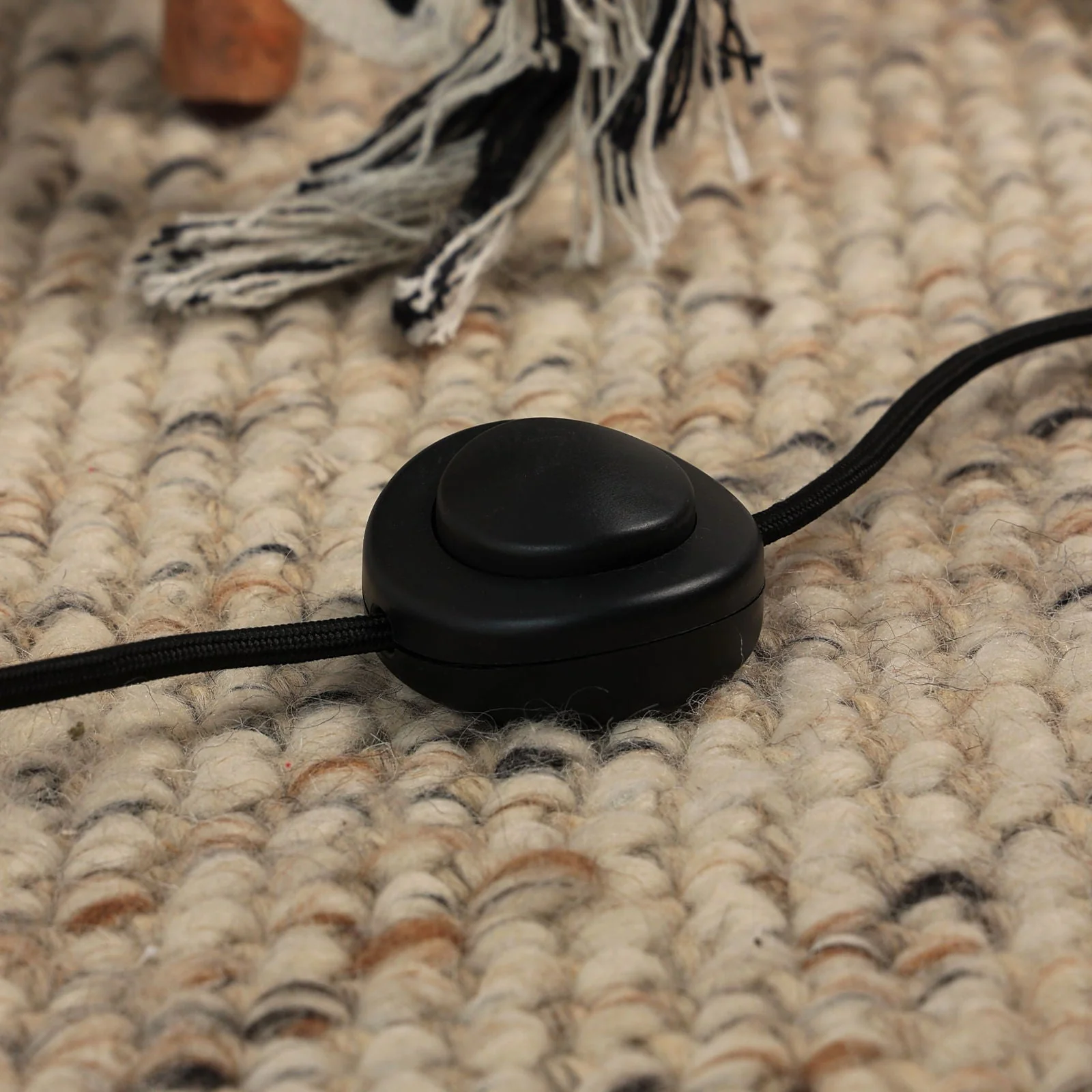 Ikkat Floor Lamp - Ikkat Fabric Floor Light, Indian And Scandinavian Fusion, Modern Tripod Lighting, Trending Standing Lamp - Image 6